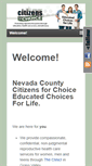 Mobile Screenshot of citizensforchoice.org
