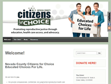 Tablet Screenshot of citizensforchoice.org